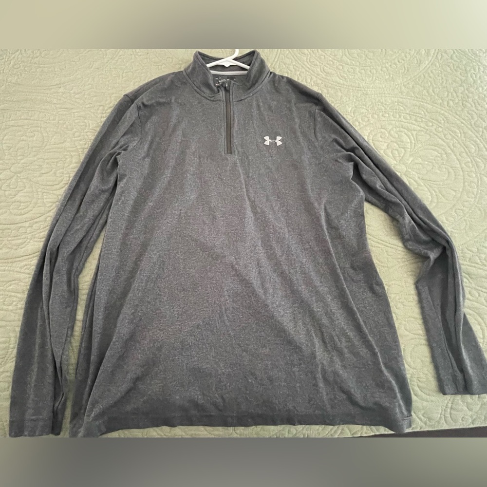 Under Armour Long Sleeve Quarter Zip Size:L